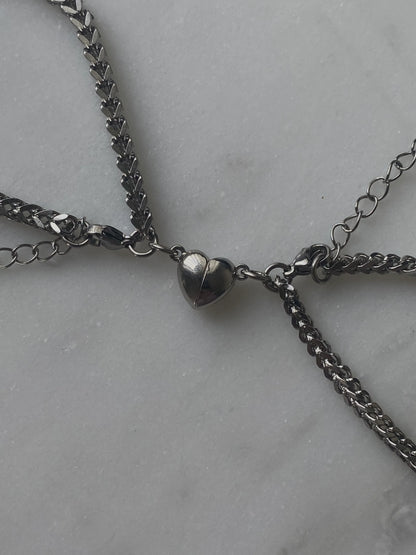 Magnetic Couples Bracelet Set